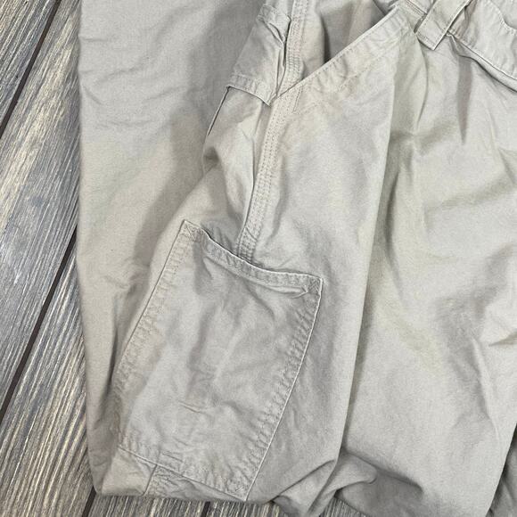 Carhartt B151 Tan Carpenter Pants Loose Original Fit 42x30 Workwear Farm Outdoor - Picture 4 of 7